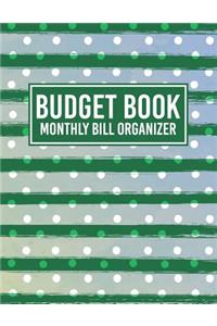 Budget Book Monthly Bill Organizer