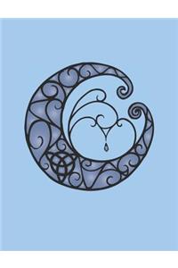 Wiccan Moon Composition Notebook