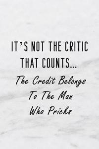 It's Not the Critic That Counts... the Credit Belongs to the Man Who Pricks