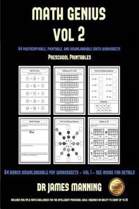 Preschool Printables (Math Genius Vol 2)