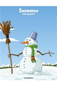 Snowmen Coloring Book 1