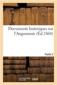 Documents Historiques Sur l'Angoumois. Partie 2