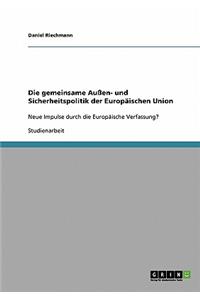 gemeinsame Außen- und Sicherheitspolitik der Europäischen Union