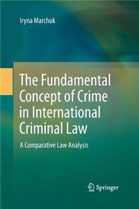 Fundamental Concept of Crime in International Criminal Law