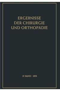 Ergebnisse Der Chirurgie Und Orthopädie