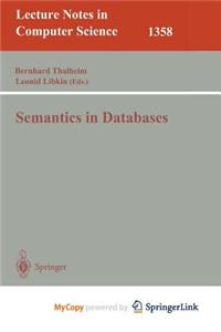 Semantics in Databases