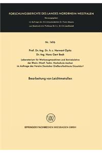Bearbeitung Von Leichtmetallen
