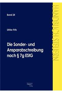 Sonder- und Ansparabschreibung nach § 7g EStG