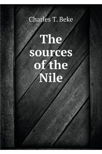 The Sources of the Nile