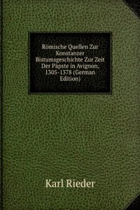 Romische Quellen Zur Konstanzer Bistumsgeschichte