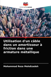 Utilisation d'un câble dans un amortisseur à friction dans une armature métallique