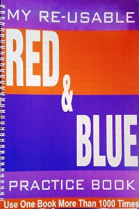 My Reusable Red and Blue Line Writing Book