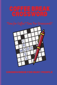 Coffee Break Crossword