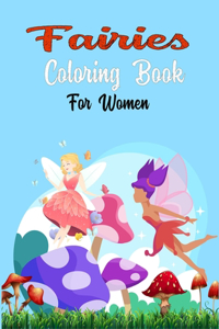 Fairies Coloring Book For Women