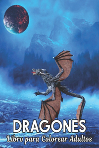 Libro para Colorear Adultos Dragones