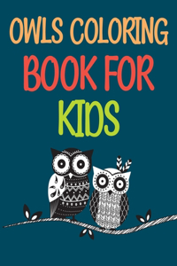 Owls Coloring Book For Kids