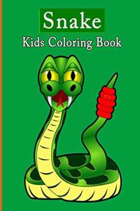 Snake Kids Coloring Book