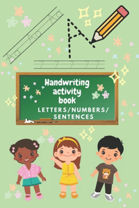 Handwriting activity book