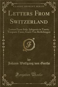 Letters from Switzerland