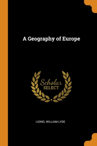 A Geography of Europe