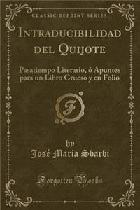 Intraducibilidad del Quijote