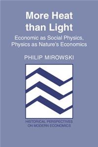 More Heat Than Light: Economics as Social Physics: Physics as Nature's Economics