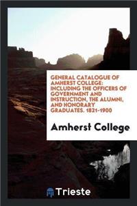 General Catalogue of Amherst College