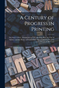 Century of Progress in Printing