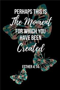 Perhaps This Is The Moment For Which You Have Been Created