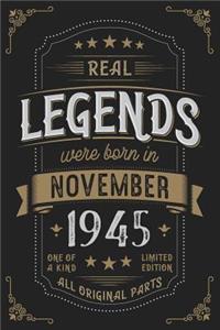 Real Legends were born in November 1945
