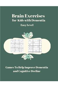 Brain Exercises for Kids with Dementia Easy Level