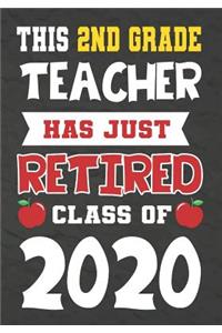 This 2nd Grade Teacher Has Just Retired Class Of 2020