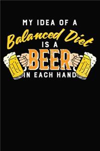 My Idea Of A Balanced Diet Is A Beer In Each Hand