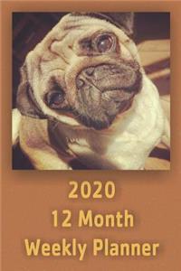 2020 12 Month Weekly Planner