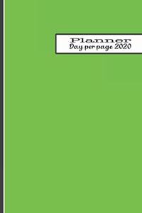 Day per page planner 2020