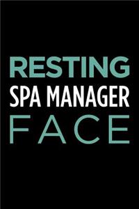 Resting Spa Manager Face