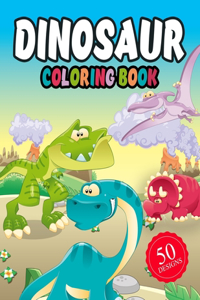 Dinosaur Coloring Book 50 DESIGNS