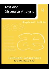 Text and Discourse Analysis