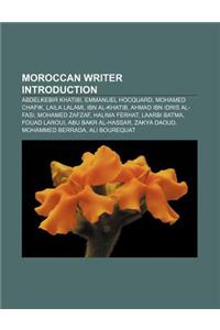Moroccan Writer Introduction