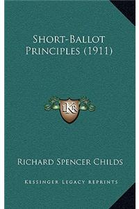 Short-Ballot Principles (1911)