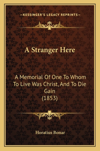 Stranger Here