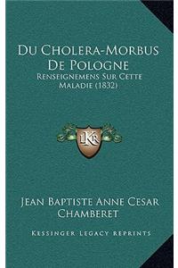Du Cholera-Morbus De Pologne