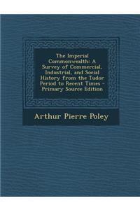 The Imperial Commonwealth: A Survey of Commercial, Industrial, and Social History from the Tudor Period to Recent Times