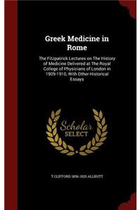 Greek Medicine in Rome