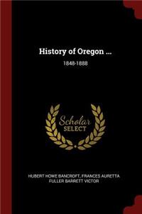 History of Oregon ...