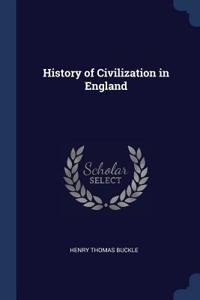 History of Civilization in England