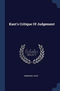 Kant's Critique Of Judgement