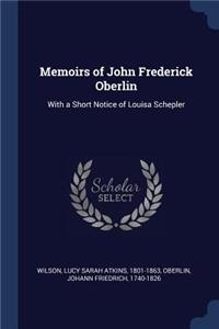Memoirs of John Frederick Oberlin