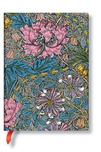 Morris Pink Honeysuckle (William Morris) Mini Lined Hardcover Journal