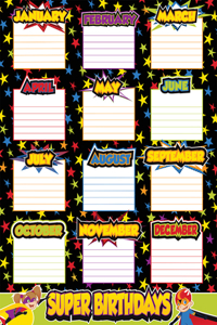 Super Power Birthday Chart